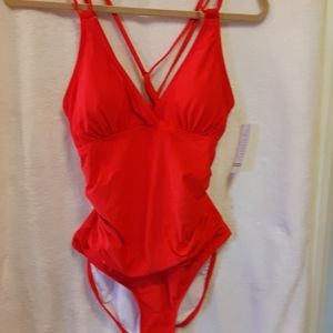 KI Laphee Ladies Full Pc Sexy Crisscross straps Swimsuit.
